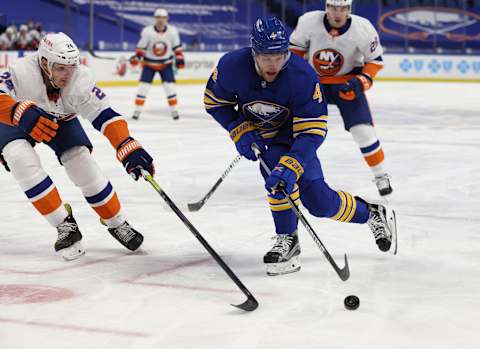 Buffalo Sabres left wing Taylor Hall (4). Mandatory Credit: Timothy T. Ludwig-USA TODAY Sports