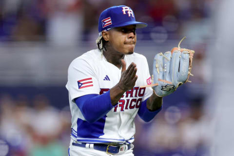 Marcus Stroman, the starter for Puerto Rico. (Photo by Megan Briggs/Getty Images)