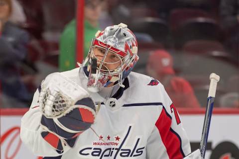 Charlie Lindgren, Washington Capitals Mandatory Credit: Marc DesRosiers-USA TODAY Sports