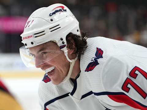 T.J. Oshie, Washington Capitals Mandatory Credit: Stephen R. Sylvanie-USA TODAY Sports