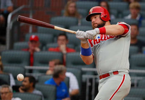 Because he’s a catcher, Rupp is a decent trade chip. Photo by Kevin C. Cox/Getty Images.