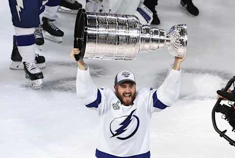 Kevin Shattenkirk #22 of the Tampa Bay Lightning (Photo by Bruce Bennett/Getty Images)