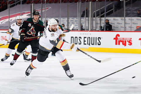 Alex Pietrangelo #7 of the Vegas Golden Knights. (Photo by Christian Petersen/Getty Images)