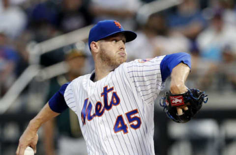 NEW YORK, NY – JULY 22: Pitcher Zack Wheeler