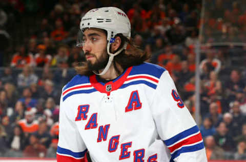 Mika Zibanejad #93 . (Photo by Mitchell Leff/Getty Images)