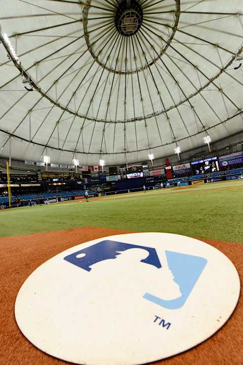 ST PETERSBURG, FL – SEPTEMBER 30: General view before the Tampa Bay Rays take on the Toronto Blue Jays on September 30, 2018 at Tropicana Field in St Petersburg, Florida. (Photo by Julio Aguilar/Getty Images)