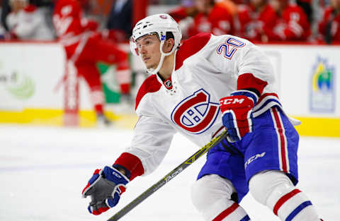 Dec 5, 2015; Raleigh, NC, USA; Montreal Canadiens forward Christian Thomas. Mandatory Credit: James Guillory-USA TODAY Sports