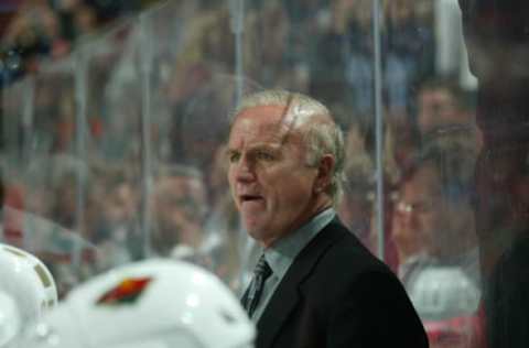 2004 Season: Coach Jacques Lemaire of the Minnesota Wild. (Photo by Bruce Bennett Studios/Getty Images)