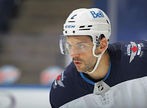 Dylan DeMelo #2 of the Winnipeg Jets. (Photo by Claus Andersen/Getty Images)