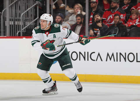 Zach Parise #11 of the Minnesota Wild (Photo by Bruce Bennett/Getty Images)