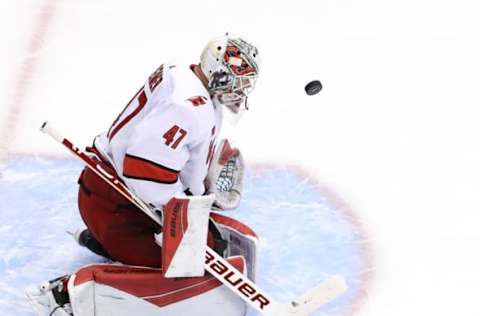 James Reimer #47 of the Carolina Hurricanes (Photo by Andre Ringuette/Freestyle Photo/Getty Images)