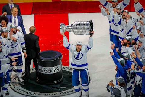 Tampa Bay Lightning center Steven Stamkos (91). Mandatory Credit: Perry Nelson-USA TODAY Sports