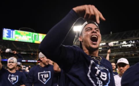 Tampa Bay Rays shortstop Willie Adames. (Photo by Cody Glenn/Icon Sportswire via Getty Images)