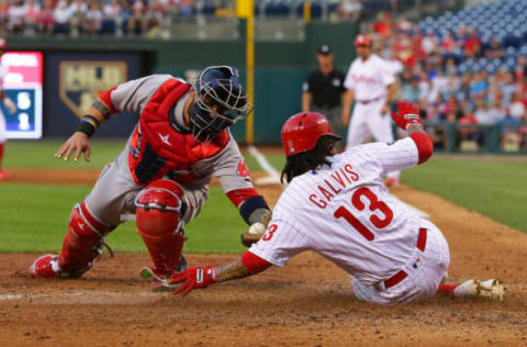 Galvis Gives His 100 Percent To Score. Photo by H. Martin/Getty Images.