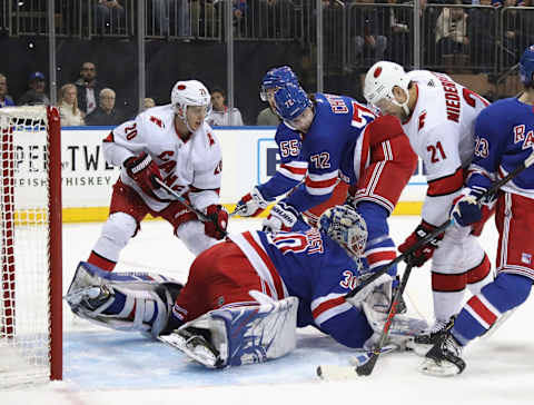 Henrik Lundqvist #30 of the New York Rangers(Photo by Bruce Bennett/Getty Images)