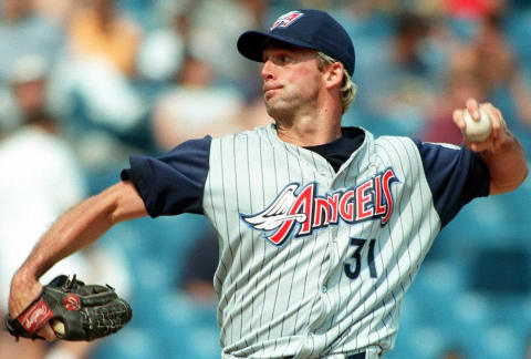 Chuck Finley, Angels (Photo by DANIEL LIPPITT / AFP) (Photo by DANIEL LIPPITT/AFP via Getty Images)