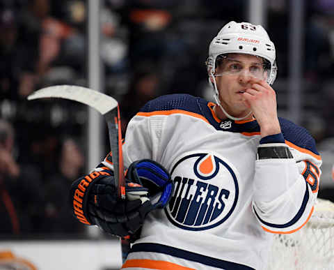 Tyler Ennis #63 of the Edmonton Oilers (Photo by Harry How/Getty Images)