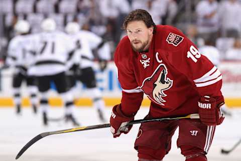 Shane Doan #19 of the Phoenix Coyotes (Photo by Christian Petersen/Getty Images)