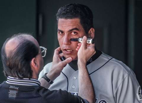 Colorado Rockies star Andres Galarraga. (Photo by David Madison/Getty Images)