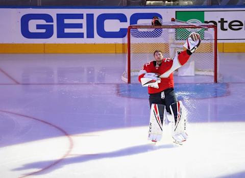 Sergei Bobrovsky #72 of the Florida Panthers. (Photo by Andre Ringuette/Freestyle Photo/Getty Images)