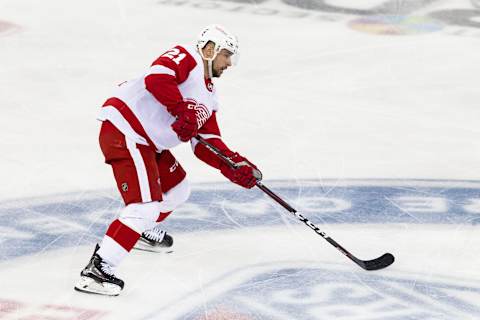 NEW YORK, NY – FEBRUARY 25: Tomas Tatar Montreal Canadiens. (Photo by David Hahn/Icon Sportswire via Getty Images)