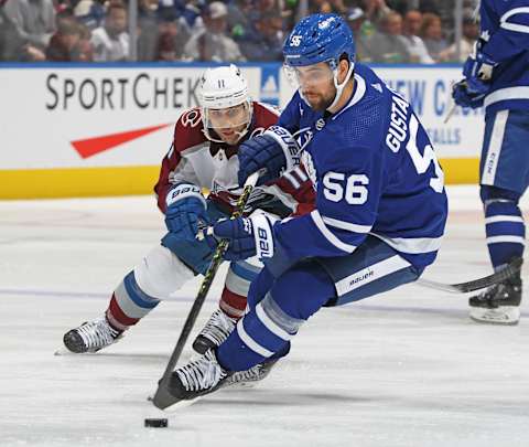 TORONTO, CANADA – MARCH 15: Andrew Cogliano #11 of the Colorado Avalanche  (Photo by Claus Andersen/Getty Images)