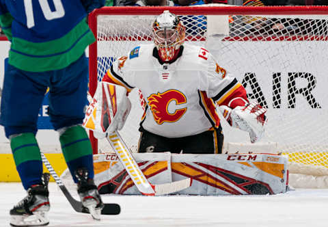 VANCOUVER, BC – FEBRUARY 08: David Rittich (Photo by Rich Lam/Getty Images)