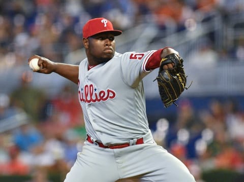 Neris is split-fingering his way to success. Photo by Mark Brown/Getty Images.