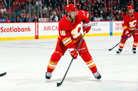 CALGARY, AB – NOVEMBER 18 2016: (Photo by Gerry Thomas/NHLI via Getty Images)