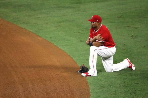 Los Angeles Angels DH Albert Pujols (Photo by Sean M. Haffey/Getty Images)