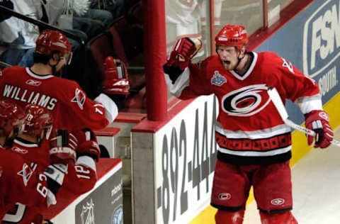 Eric Staal, Carolina Hurricanes (Photo by Grant Halverson/Getty Images)