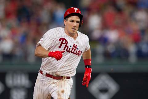 As the Phillies get closer to a playoff berth, Realmuto’s hitting will play a major role in the team’s success. Photo by Mitchell Leff/Getty Images.