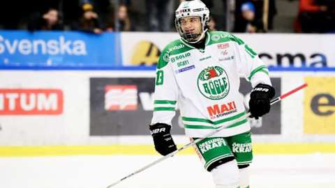 Defenseman Timothy Liljegren of the Rögle BK.