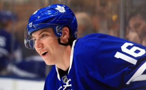 TORONTO, CANADA – MARCH 07: Mitchell Marner #16 of the Toronto Maple Leafs  . (Photo by Vaughn Ridley/Getty Images)