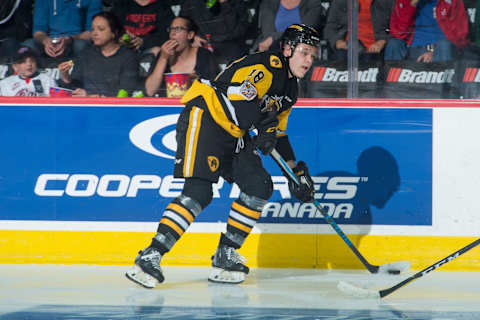 Matthew Strome #18 of the Hamilton Bulldogs (Photo by Marissa Baecker/Getty Images)