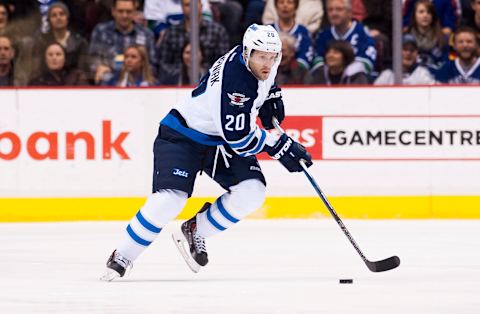 Winnipeg Jets, Lee Stempniak #20. (Photo by Rich Lam/Getty Images)