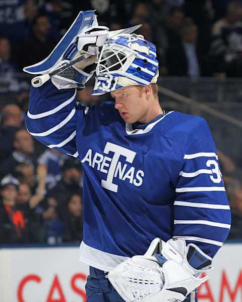 Frederik Andersen #31, Toronto Maple Leafs (Photo by Claus Andersen/Getty Images)