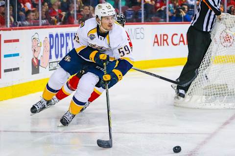 Nashville Predators defenseman Roman Josi (59) Mandatory Credit: Sergei Belski-USA TODAY Sports