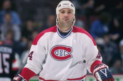 15 Mar 1997: Right winger Stephane Richer of the Montreal Canadiens.  Credit: Robert Laberge /Allsport