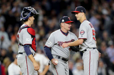 NEW YORK, NY – OCTOBER 03: Manager Paul Molitor. (Photo by Elsa/Getty Images)