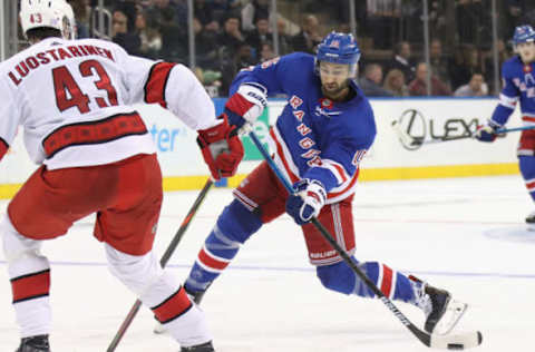 Boo Nieves #15 of the New York Rangers (Photo by Bruce Bennett/Getty Images)