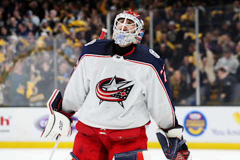 Sergei Bobrovsky #72 of the Columbus Blue Jackets (Photo by Maddie Meyer/Getty Images)