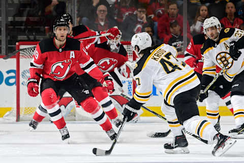 Torey Krug #47 of the Boston Bruins (Photo by Steven Ryan/Getty Images)