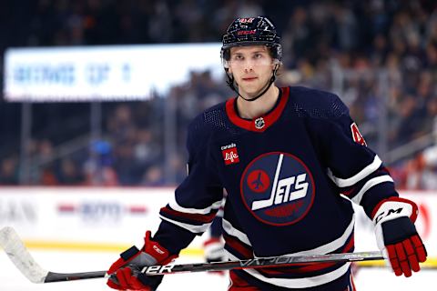 Winnipeg Jets, Brad Lambert (47). Mandatory Credit: James Carey Lauder-USA TODAY Sports