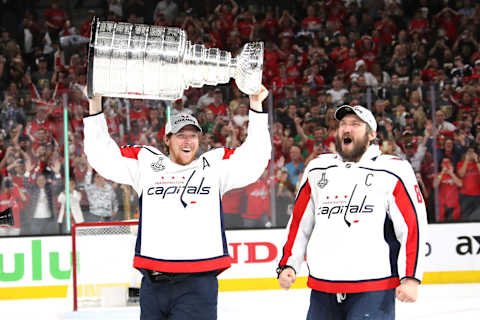 Alex Ovechkin, Nicklas Backstrom, Washington Capitals (Photo by Bruce Bennett/Getty Images)