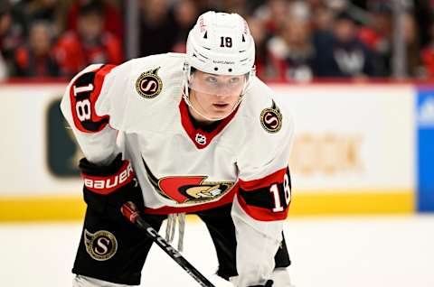 Tim Stützle #18 of the Ottawa Senators (Photo by G Fiume/Getty Images)