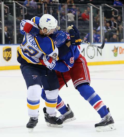 NEW YORK, NY – NOVEMBER 12: Kevin Shattenkirk