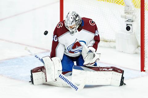 Colorado Avalanche, Alexandar Georgiev #40. (Photo by David Berding/Getty Images)