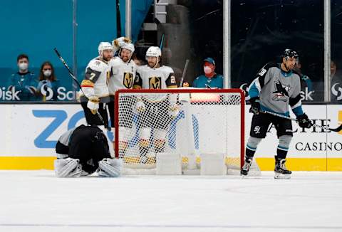 Mark Stone #61 of the Vegas Golden Knights. (Photo by Ezra Shaw/Getty Images)