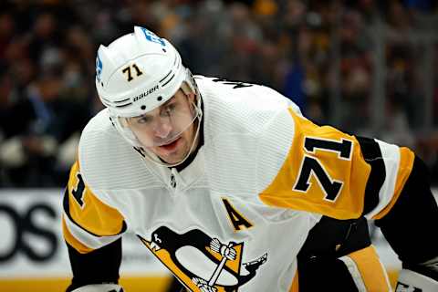 Pittsburgh Penguins, Evgeni Malkin #71. (Photo by Kirk Irwin/Getty Images)